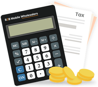 image of calculator with notepad and coins