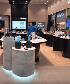 image of tablets showroom