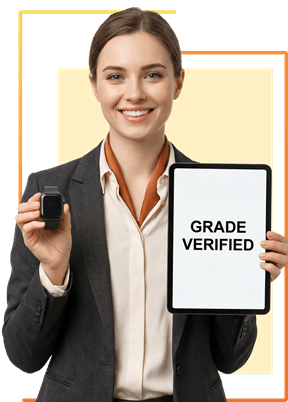 image of girl with smart watch